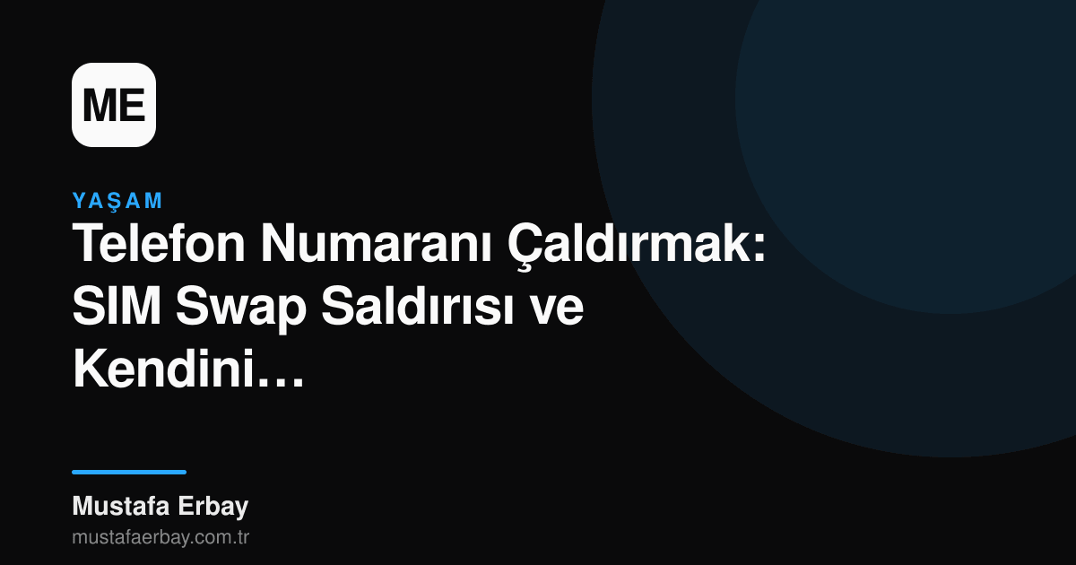 Telefon sim kartı ile dijital kilit simgesi, SIM Swap saldırısını temsil ediyor.