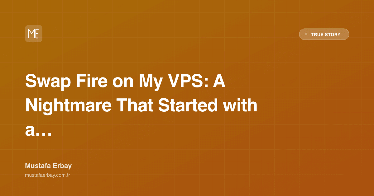Swap Fire on My VPS: A Nightmare That Started with a Kernel CVE Patch — true story cover image