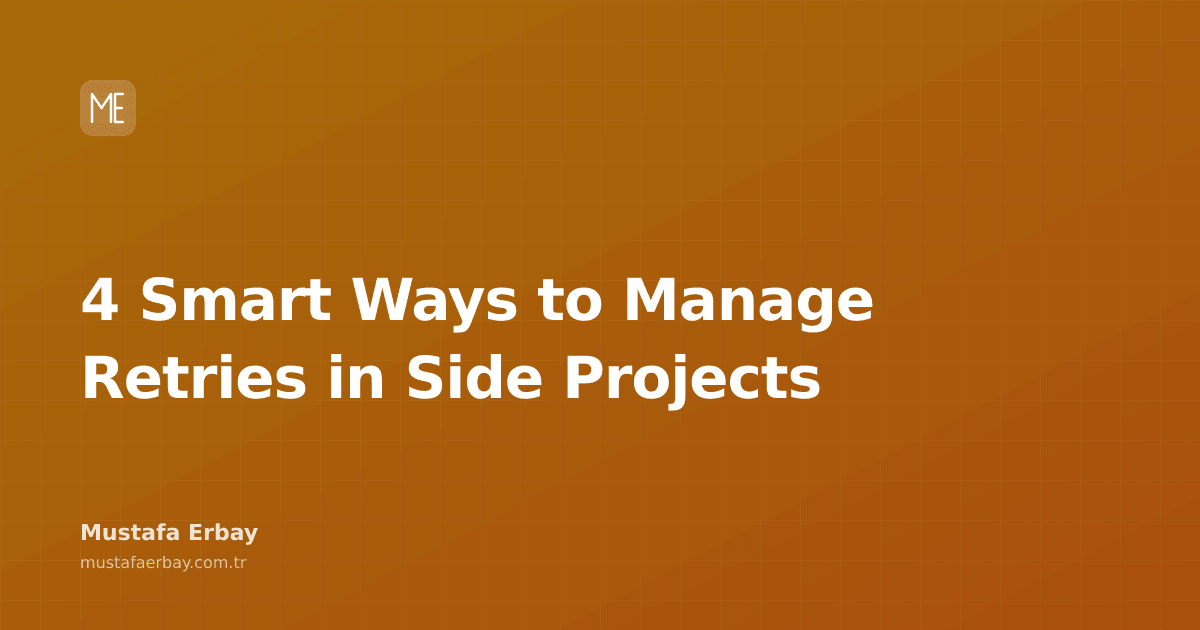 Visual representing the process of learning from mistakes in side projects.