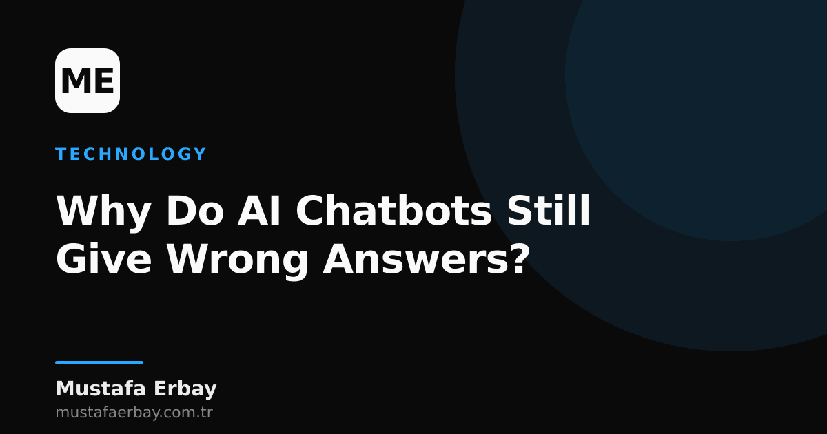 An image combining a brain and a chatbot icon, filled with question marks symbolizing incorrect answers.