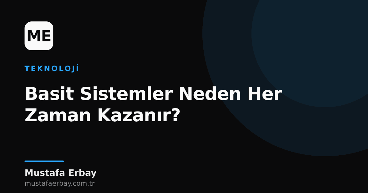 Birbiriyle baglantili basit geometrik sekiller, karmaşik bir yapi yerine minimalist bir tasarimi vurguluyor.