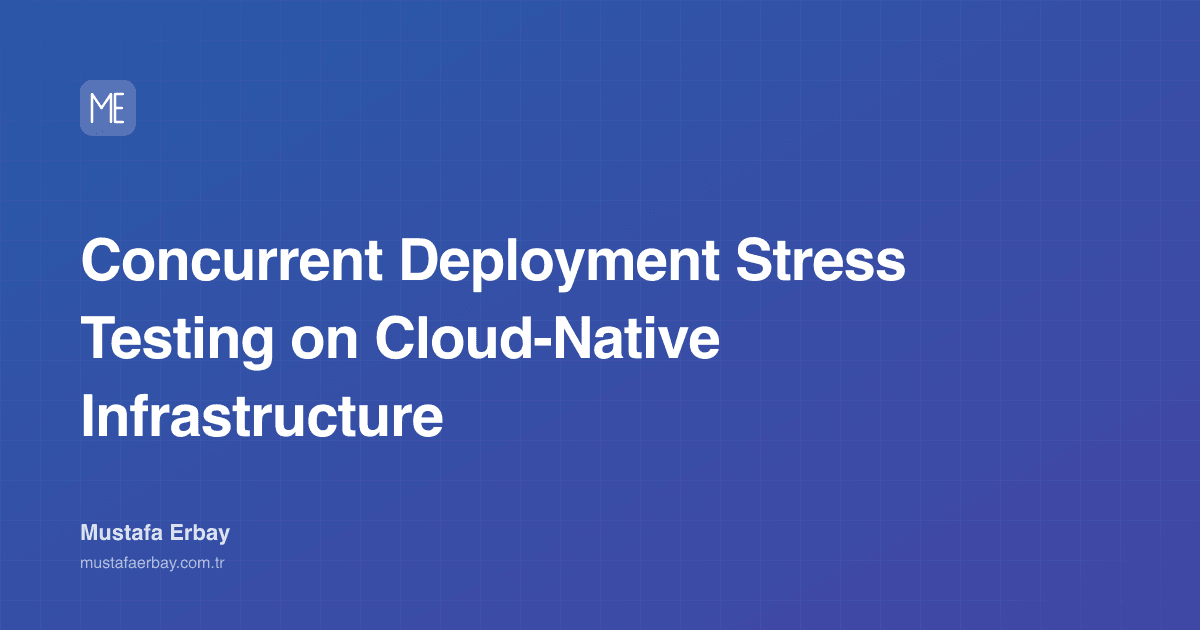 Concurrent Deployment Stress Testing on Cloud-Native Infrastructure — cover image