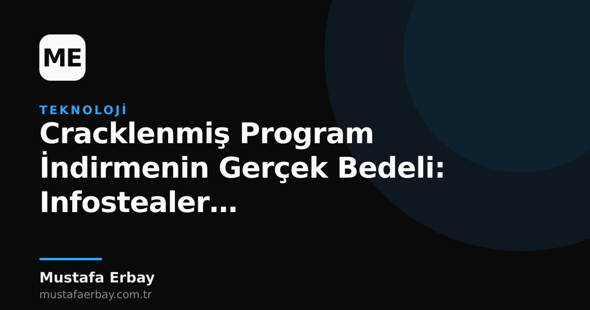 Cracklenmiş program indiren bir kullanıcının bilgisayarından çalınan şifreler ve kişisel veriler.