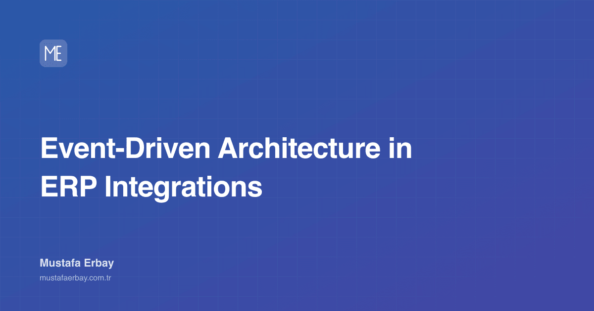 Event-Driven Architecture in ERP Integrations — cover image