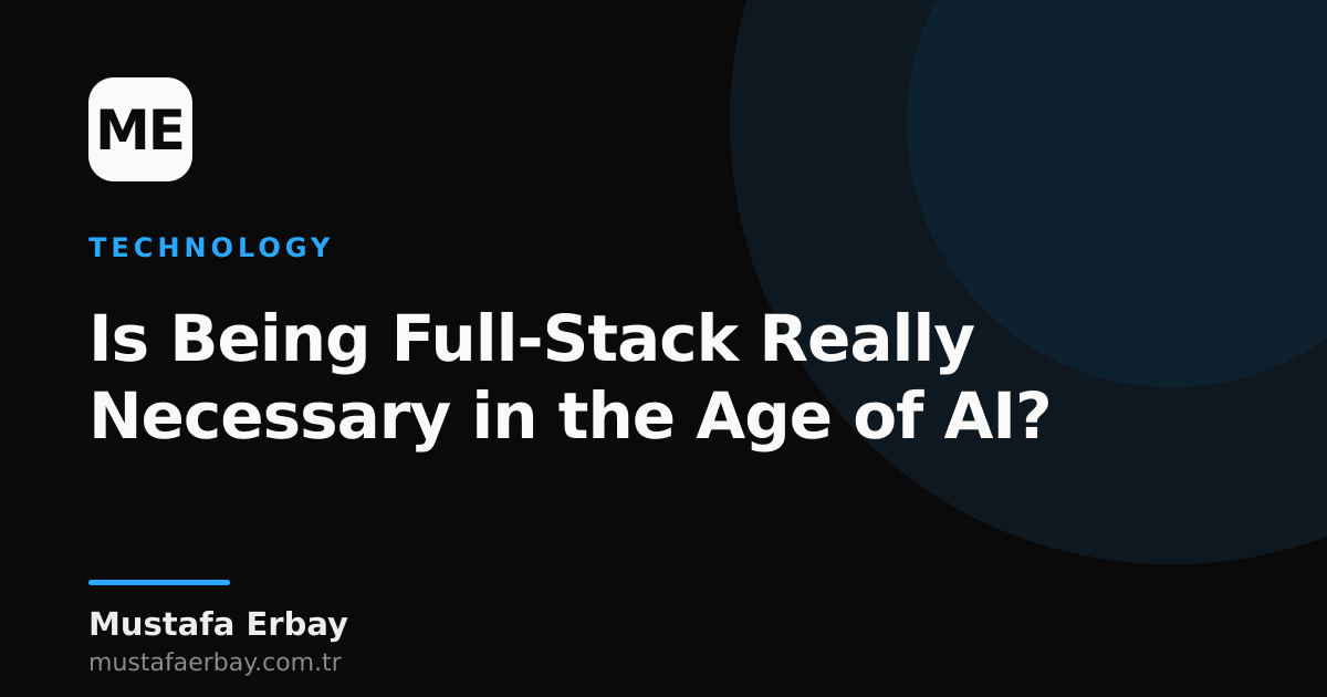 Architectural diagram of a full-stack developer in an AI project