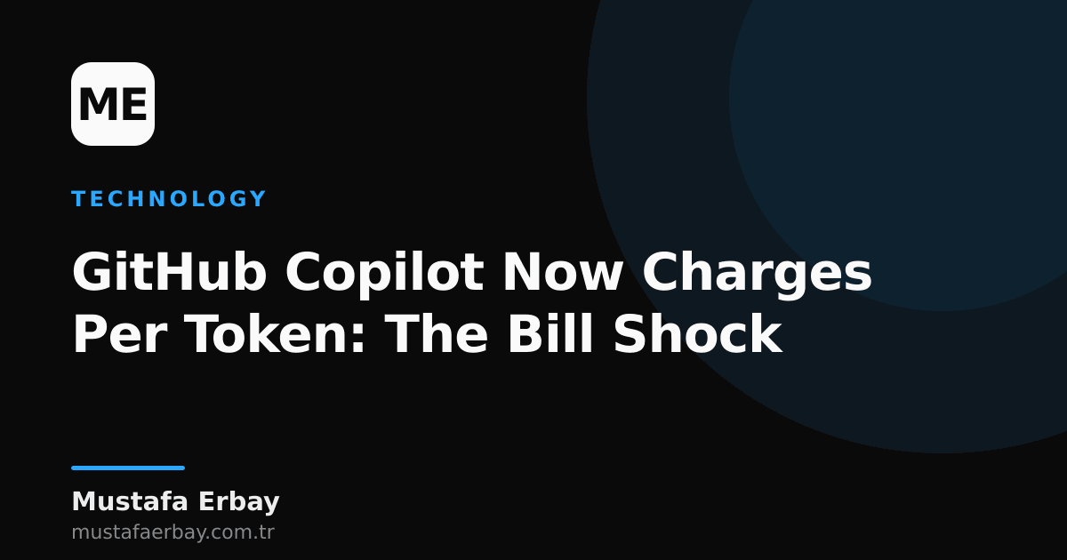 A visual representing GitHub Copilot's token-based pricing model and the resulting cost shock.