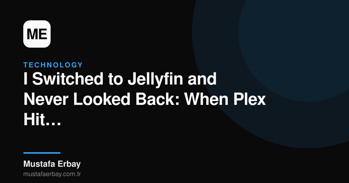 Plex and Jellyfin logos, comparison interface on a computer screen