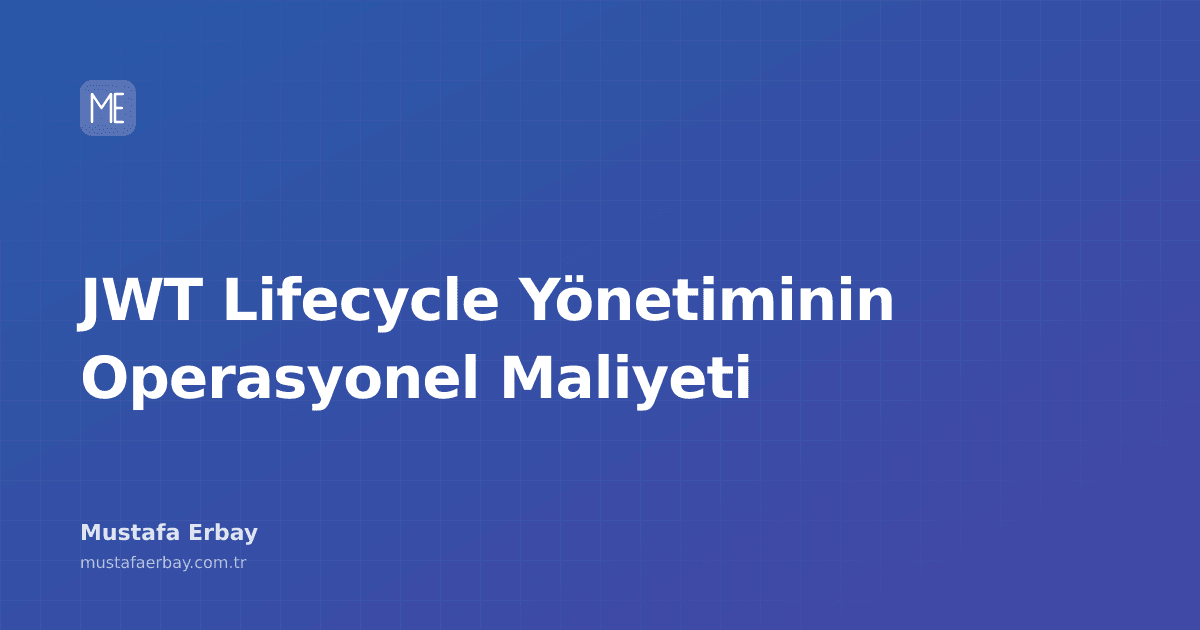 JWT tokenlarının yaşam döngüsünü gösteren soyut bir görsel.