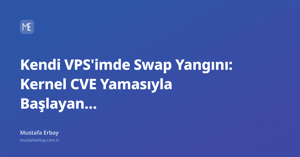 Bir sunucu ekranında kırmızı uyarılar ve artan swap kullanımı grafiği