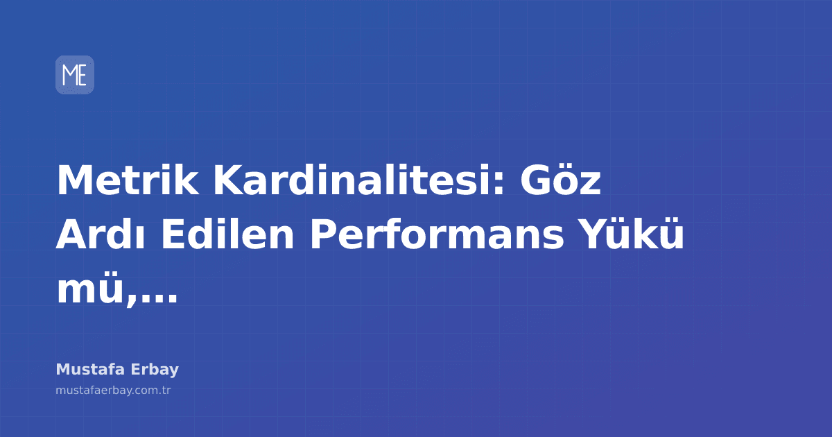 Metrik kardinalitesi kavramını anlatan soyut bir görsel.
