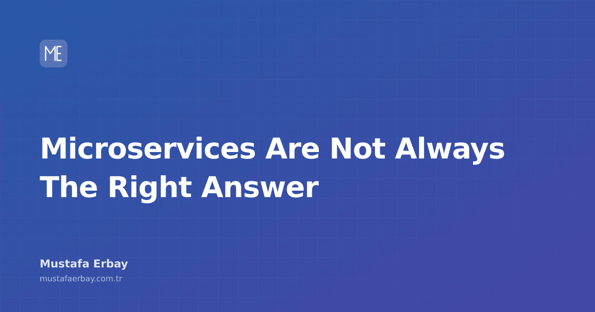 Microservice clouds with complex connections on one side, a simpler monolithic structure on the other