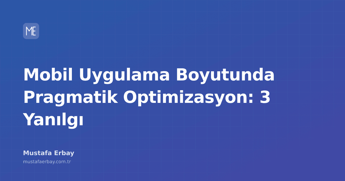 Bir akıllı telefon ekranında uygulama boyut optimizasyonunu simgeleyen grafikler ve kod parçacıkları