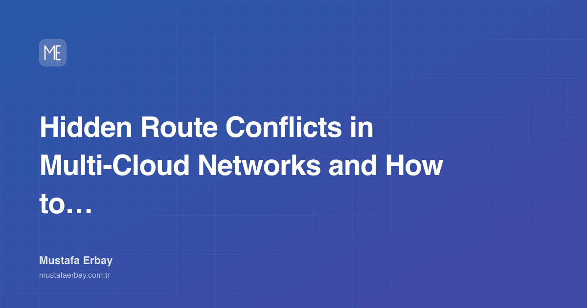 Hidden Route Conflicts in Multi-Cloud Networks and How to Solve Them — cover image