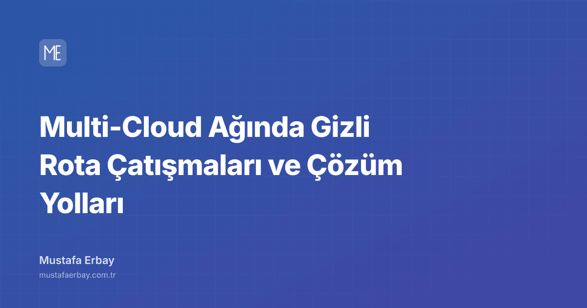 Multi-Cloud Ağında Gizli Rota Çatışmaları ve Çözüm Yolları — kapak görseli