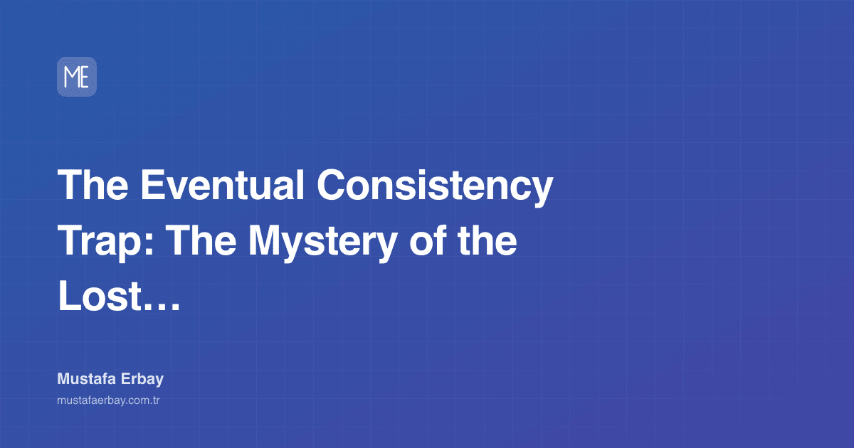 The Eventual Consistency Trap: The Mystery of the Lost Orders — cover image
