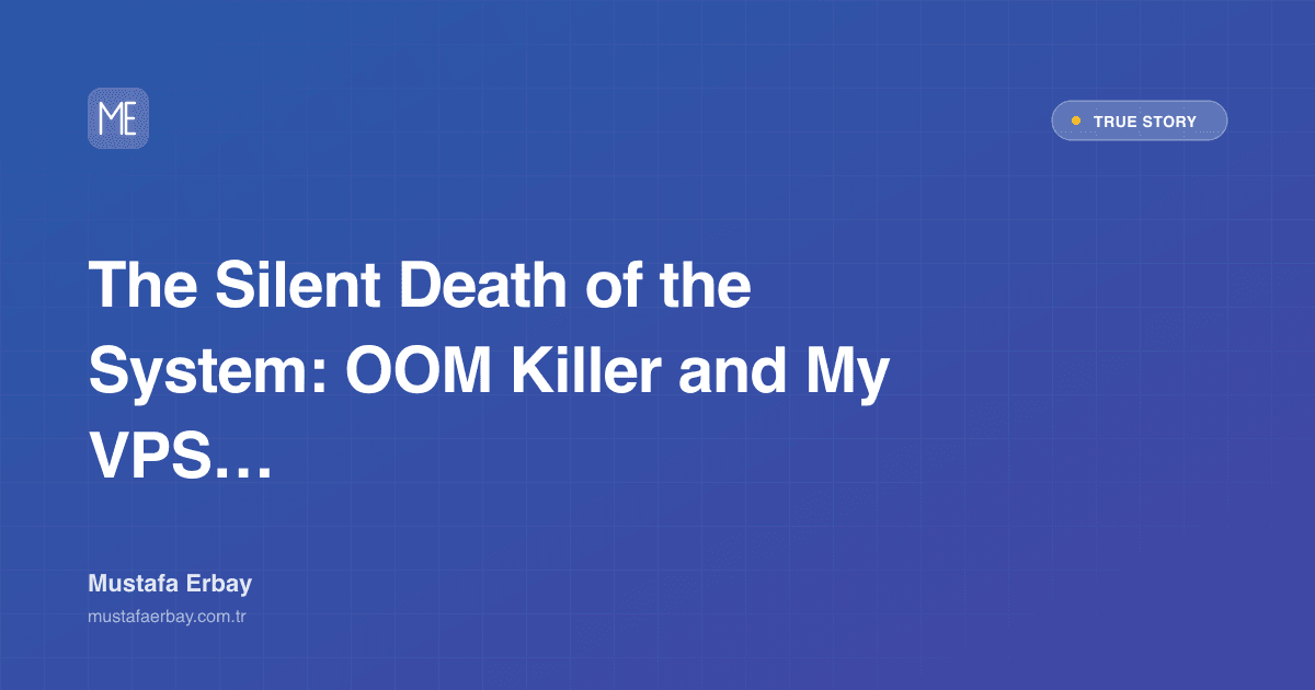 The Silent Death of the System: OOM Killer and My VPS Journey — true story cover image
