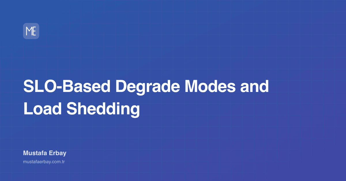 SLO-Based Degrade Modes and Load Shedding — cover image