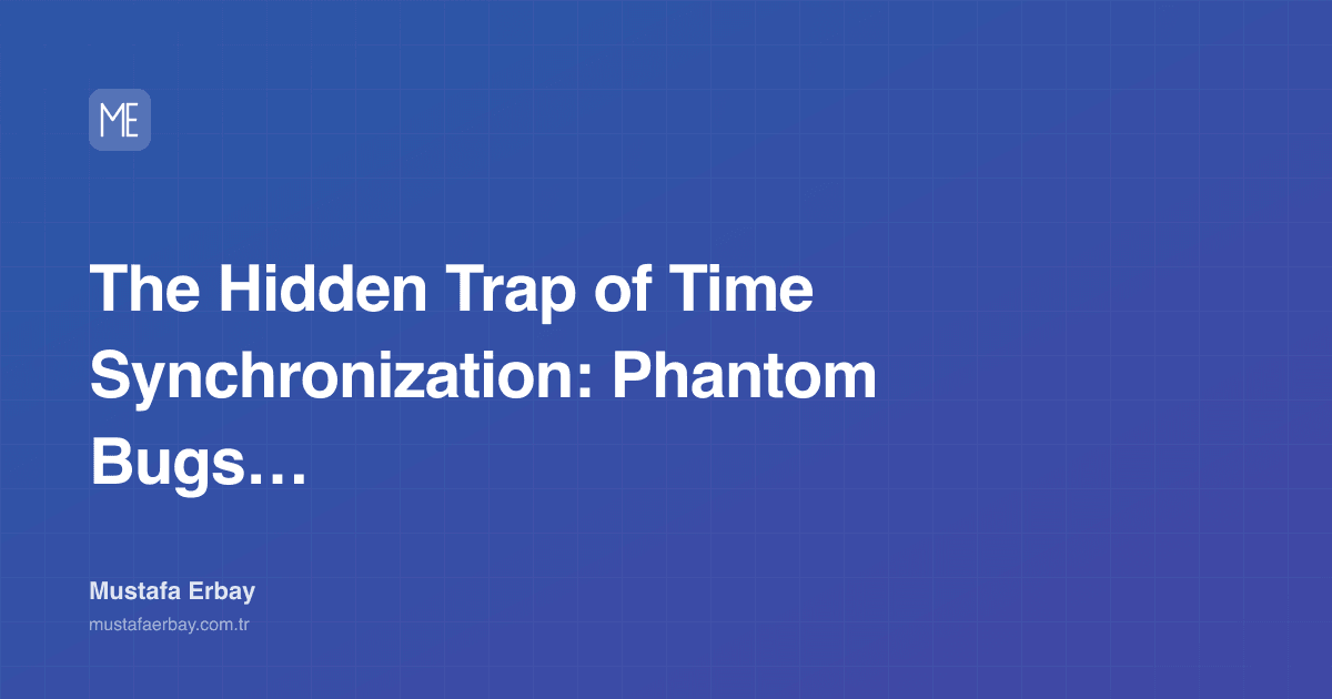 The Hidden Trap of Time Synchronization: Phantom Bugs in… — cover image
