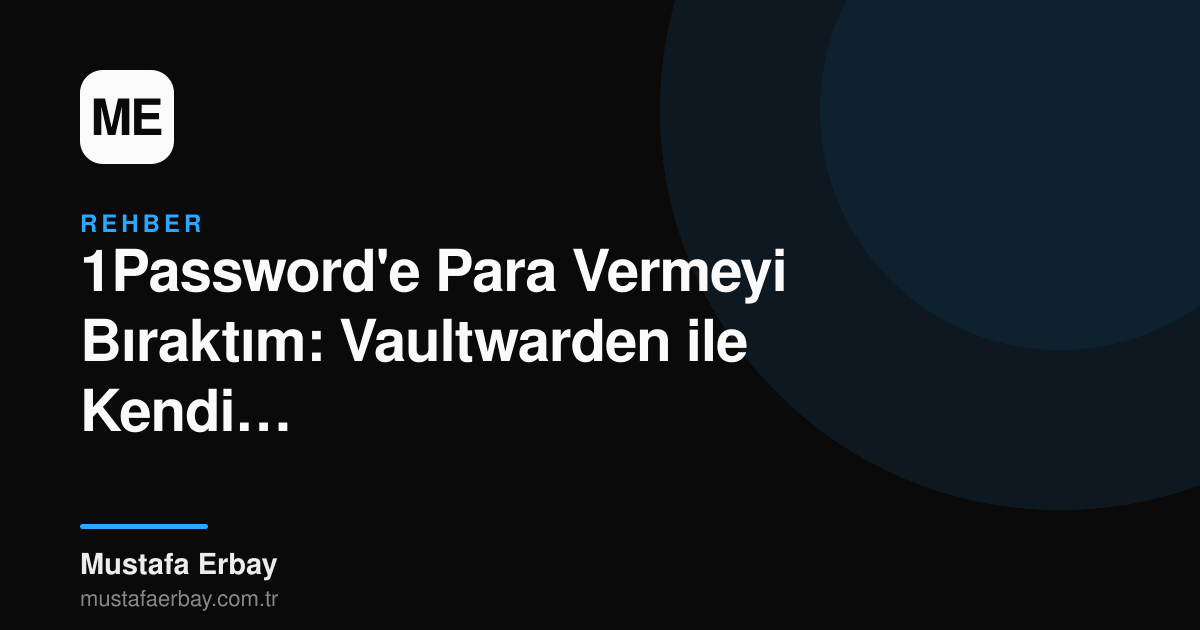 Kendi kendine barındırılan şifre yöneticisi Vaultwarden'ın logosu ve bir kilit ikonu
