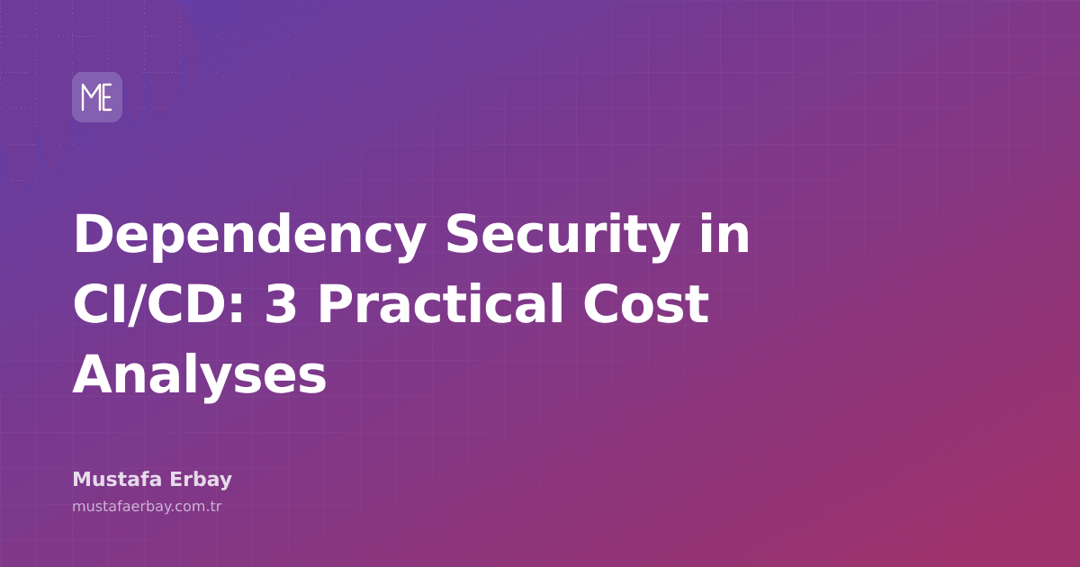 Blog post on dependency security and cost analysis in CI/CD pipelines