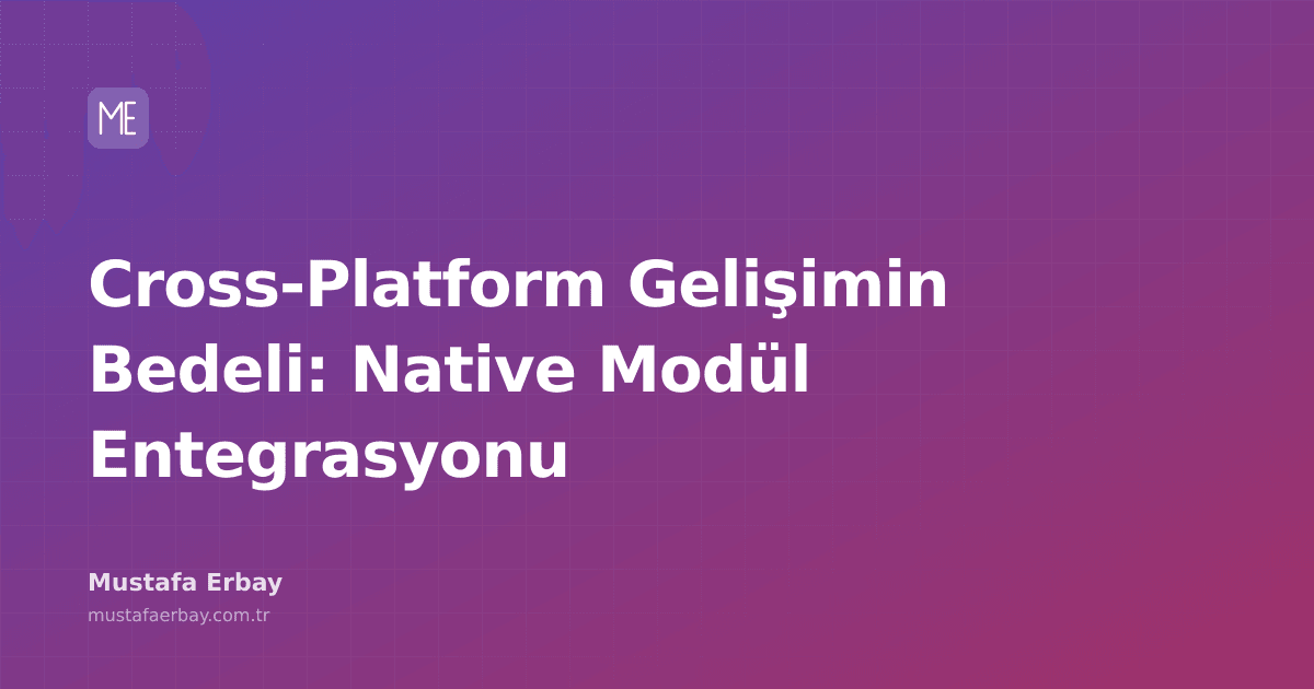 Bir bilgisayar ekranında kod satırları ve mobil uygulama arayüzü görüntüsü, native modül entegrasyonunun karmaşıklığını simgeliyor.