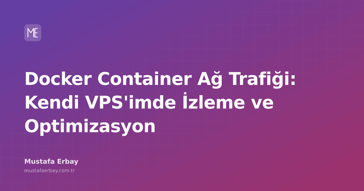 Bir VPS üzerinde çalışan Docker container'larının ağ trafiğini gösteren soyut bir görsel.