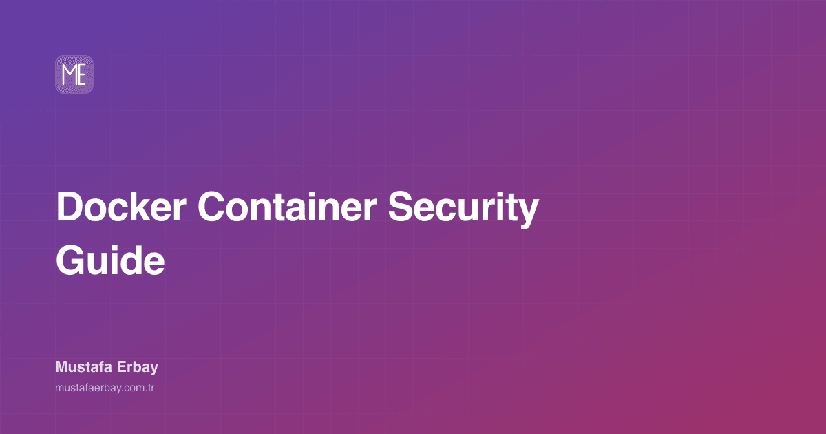 Docker Container Security Guide — cover image