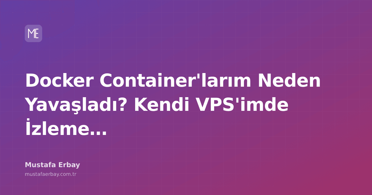 VPS sunucusunda çalışan Docker container'larının performansını izleyen bir kişinin ekran görüntüsü.