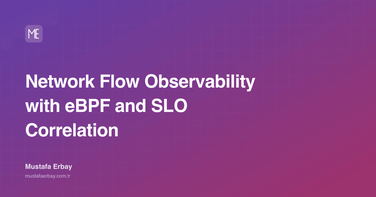 Network Flow Observability with eBPF and SLO Correlation — cover image