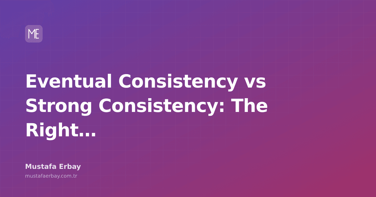 An abstract visual representing the balance between eventual consistency and strong consistency.