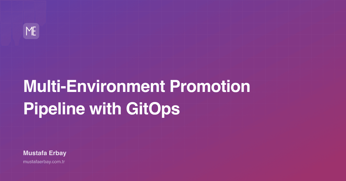 Multi-Environment Promotion Pipeline with GitOps — cover image