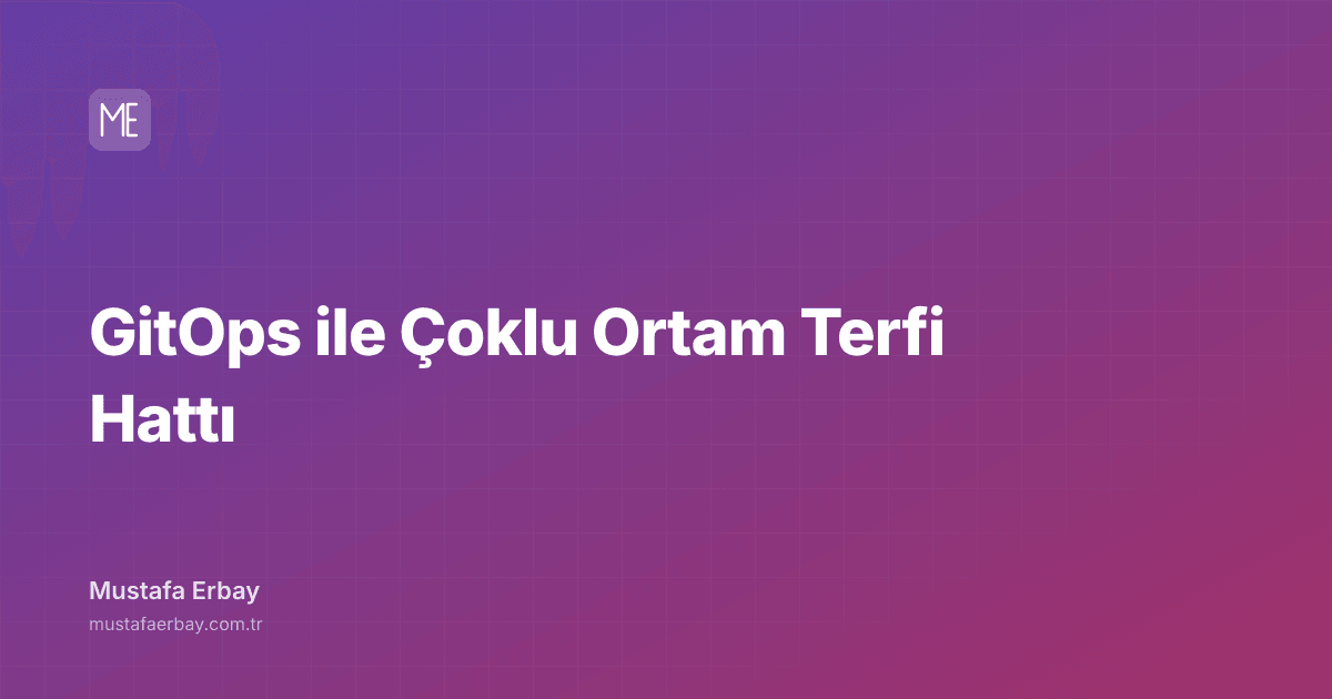 GitOps ile Çoklu Ortam Terfi Hattı — kapak görseli
