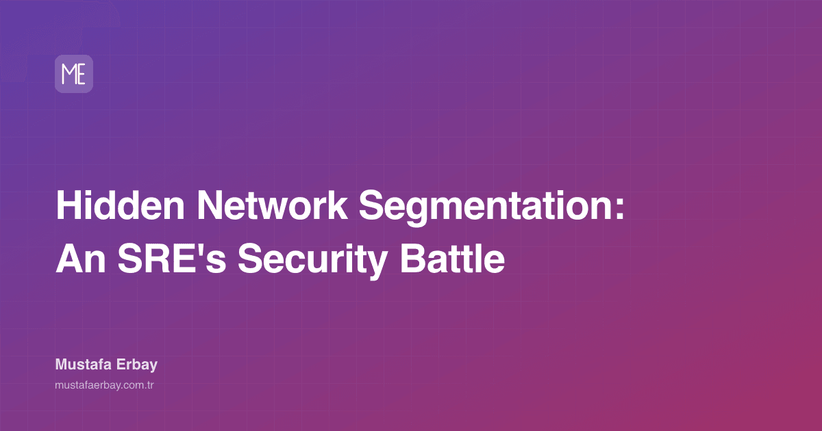 Hidden Network Segmentation: An SRE's Security Battle — cover image