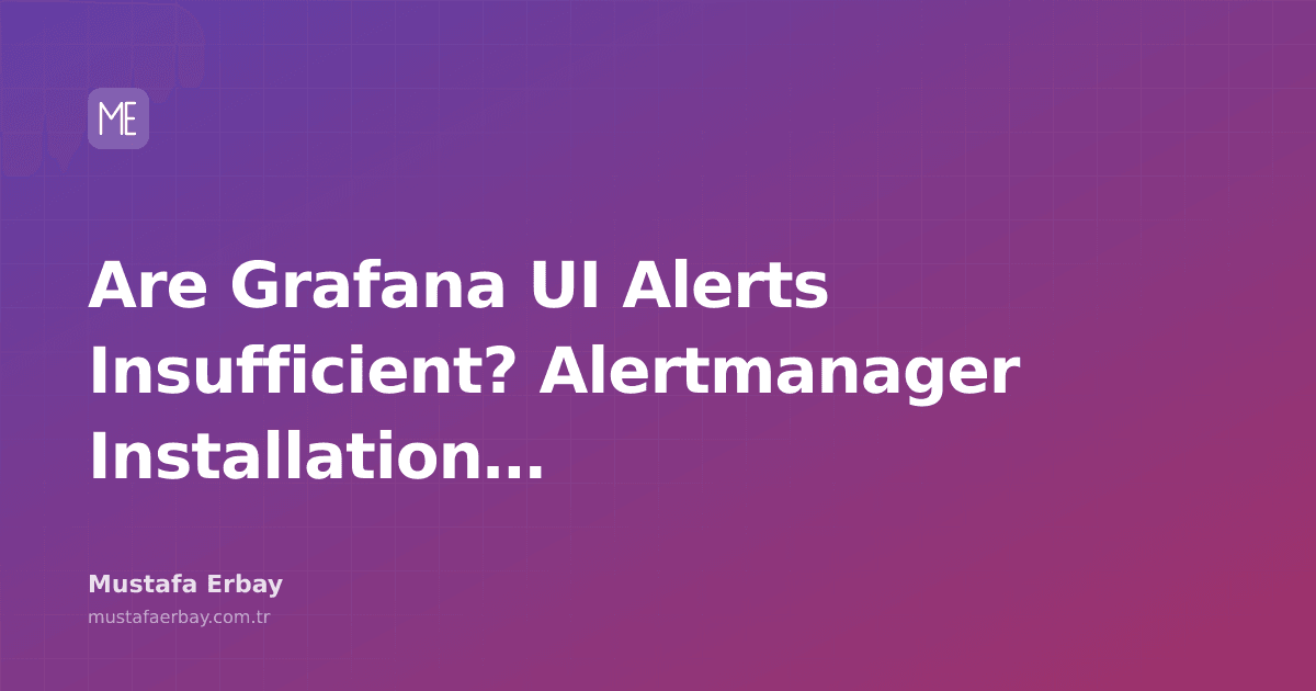 Grafana and Alertmanager logos, comparison of alerting systems