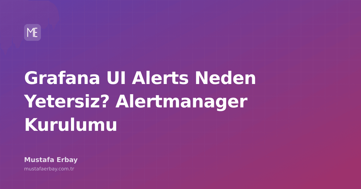 Grafana ve Alertmanager logoları, uyarı sistemlerinin karşılaştırılması