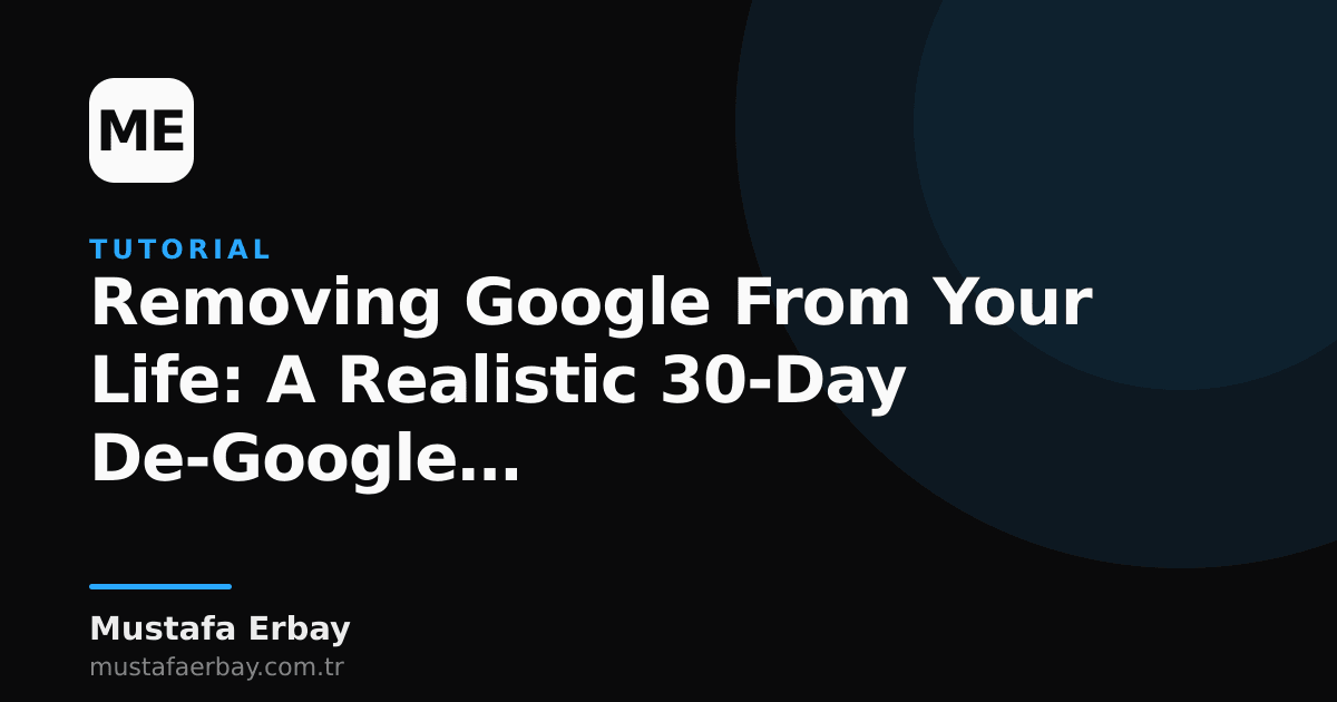 Steps to break free from Google services for digital independence