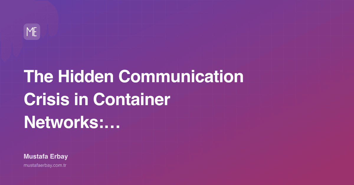 The Hidden Communication Crisis in Container Networks: CNI Wars — cover image
