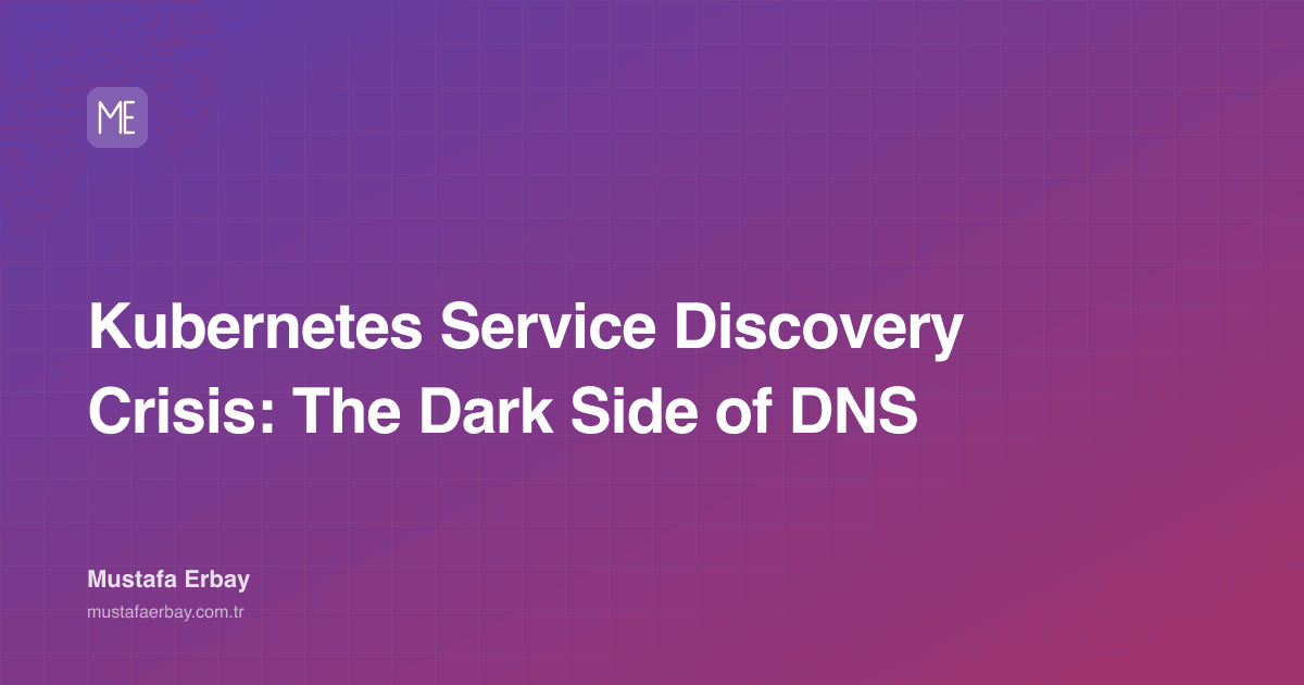 Kubernetes Service Discovery Crisis: The Dark Side of DNS — cover image