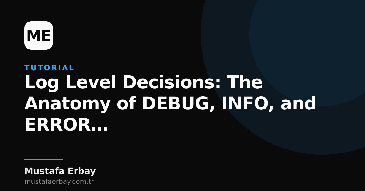 A diagram showing different log levels (DEBUG, INFO, ERROR) and representing a system's workflow.