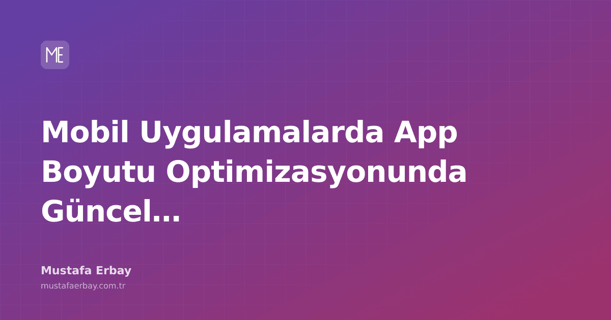 Mobil uygulama boyutunu optimize etmek için kullanılan çeşitli araçları ve stratejileri gösteren soyut bir görsel.