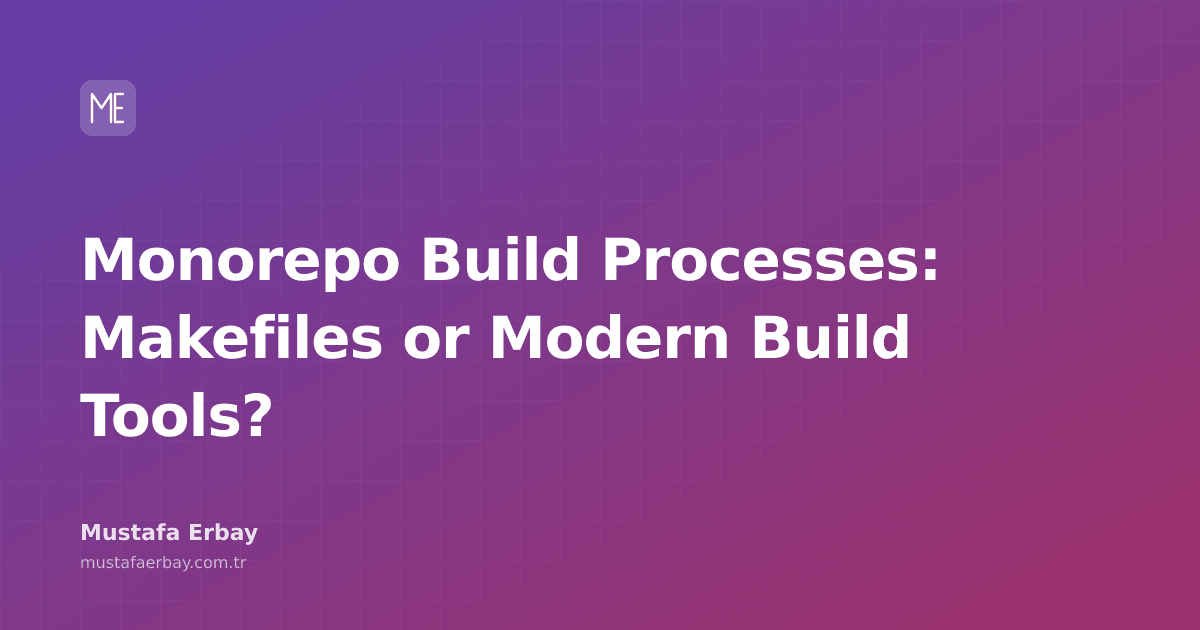 An abstract visual representing a monorepo structure and different build tools.