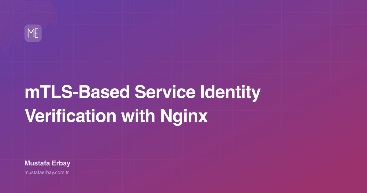 mTLS-Based Service Identity Verification with Nginx — cover image