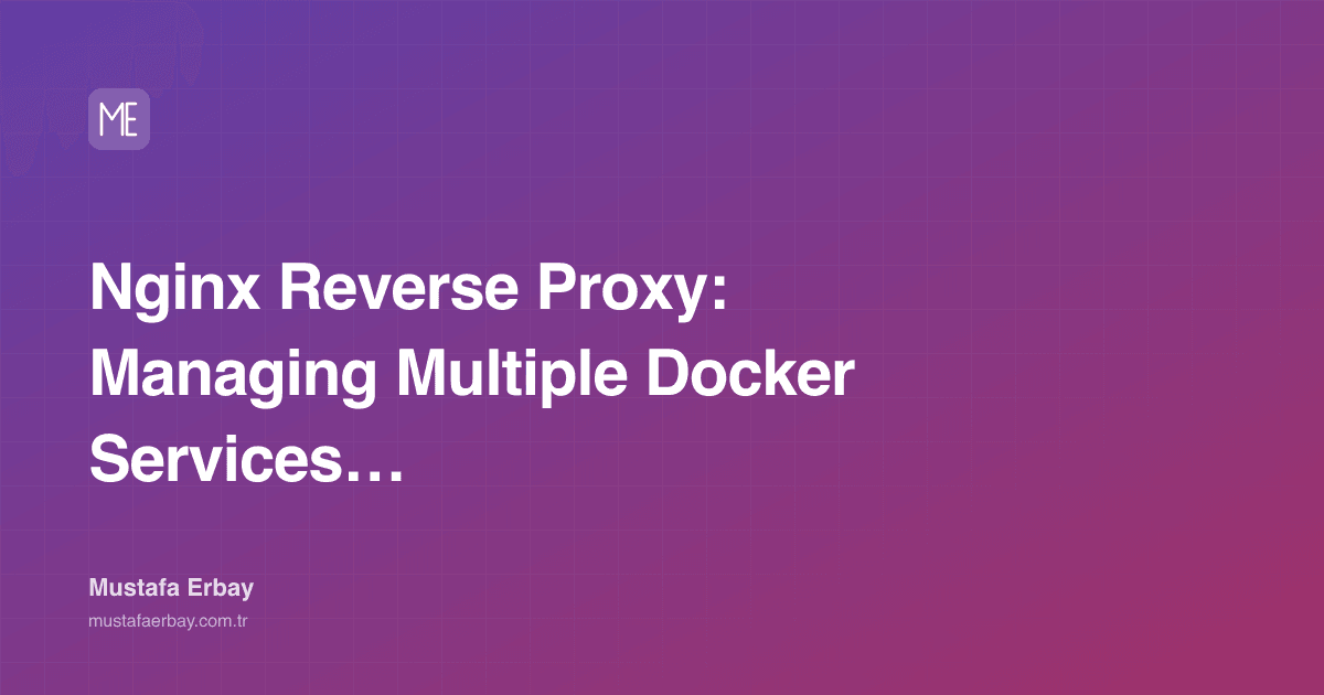 Nginx Reverse Proxy: Managing Multiple Docker Services on a Single VPS — cover image