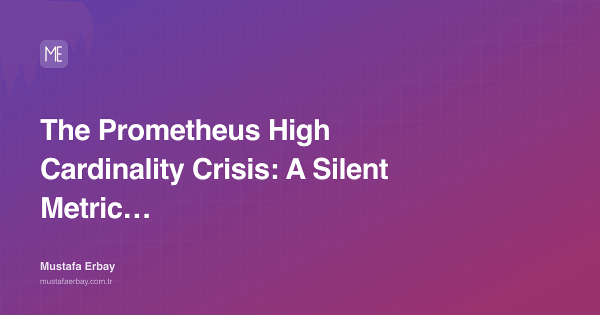 The Prometheus High Cardinality Crisis: A Silent Metric Invasion — cover image
