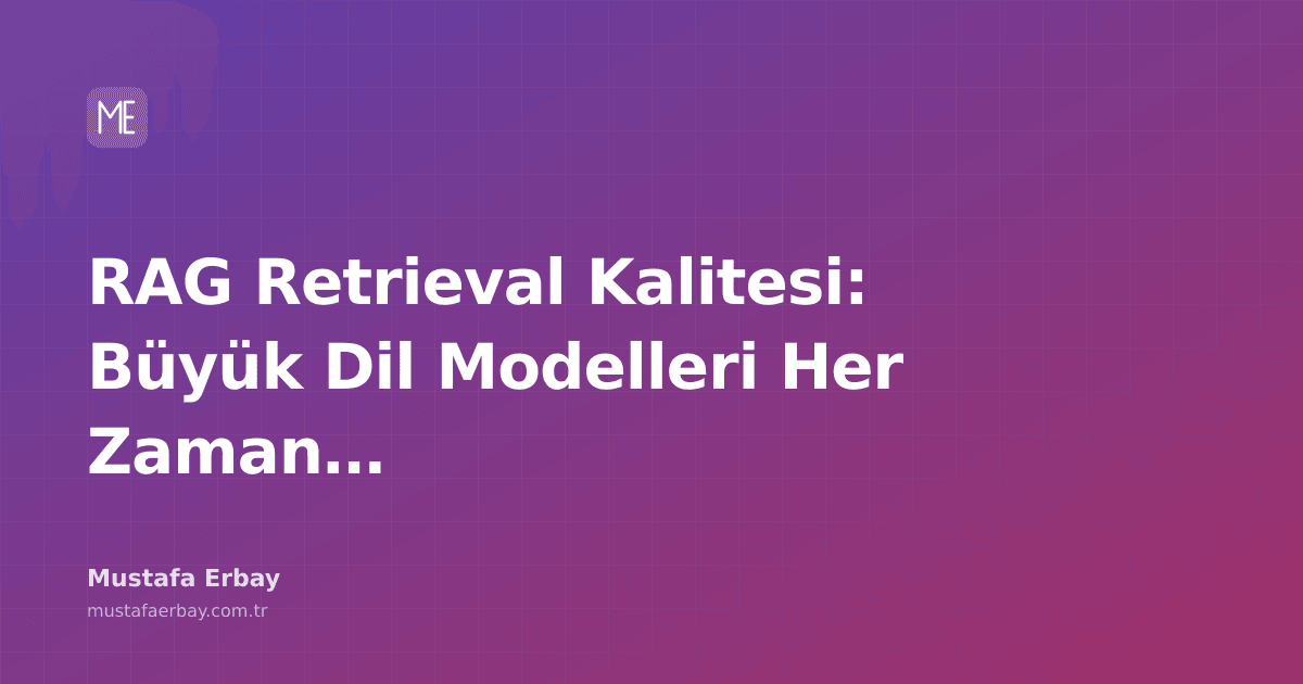 RAG ve bilgi geri çağırma mimarisini gösteren teknik şema