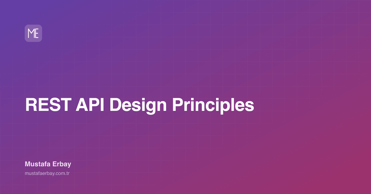 REST API Design Principles — cover image