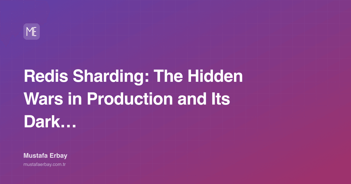 Redis Sharding: The Hidden Wars in Production and Its Dark Side — cover image