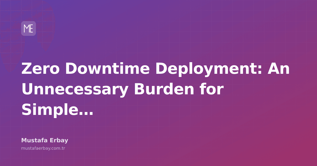 A visual representing the zero downtime deployment process of a software project, including various tools and flowcharts.