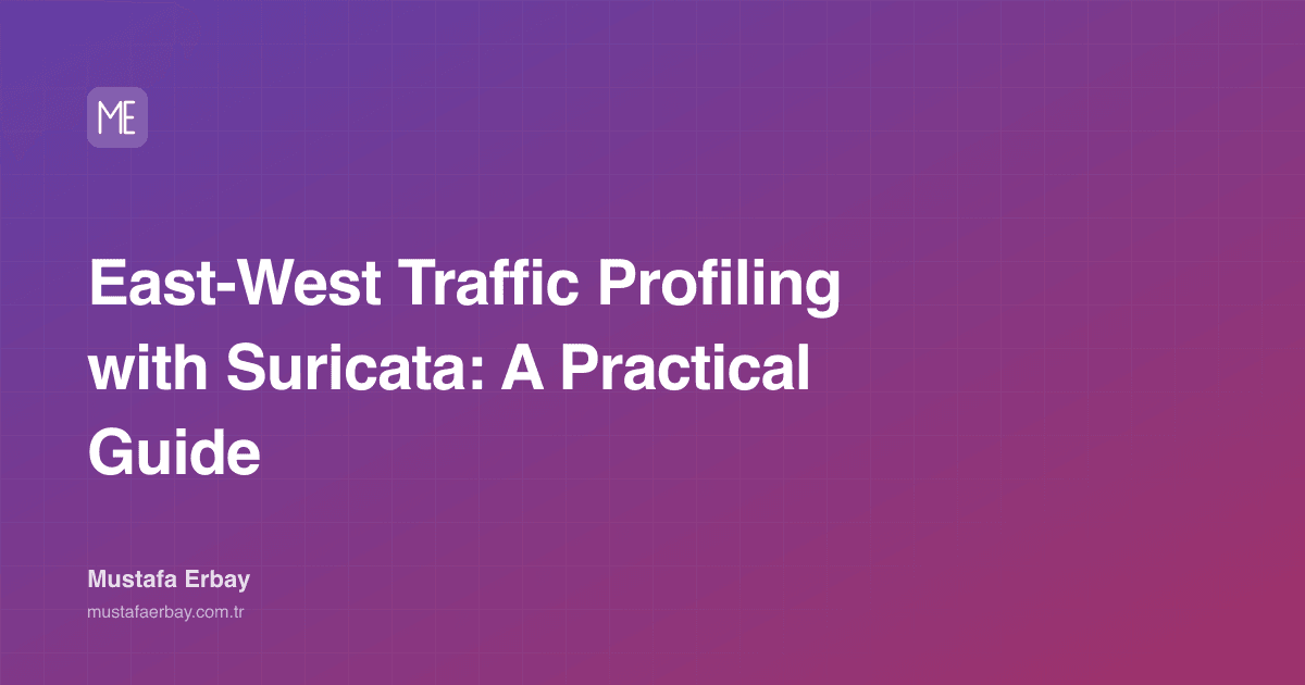 East-West Traffic Profiling with Suricata: A Practical Guide — cover image