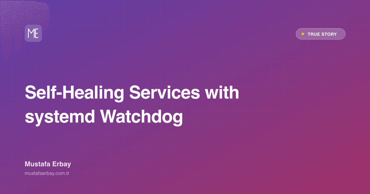 Self-Healing Services with systemd Watchdog — true story cover image
